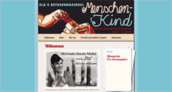 Desktop Screenshot of menschenkind.info